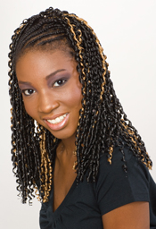 Tight Straw Curl Braid